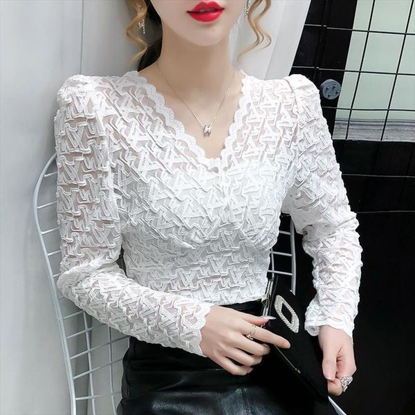 fashion bblouses lace bottoming women shirt autumn hollow long sleeve winter wear harajuku y2k v neck s xl, White
fashion bblouses lace bottoming women shirt autumn hollow long sleeve winter wear harajuku y2k v neck s xl, White