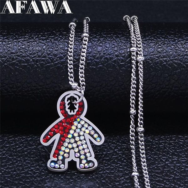 pendant necklaces red crystal stainless steel statement necklace silver color boy love charm women/men jewelry collares n4809s01 
pendant necklaces red crystal stainless steel statement necklace silver color boy love charm women/men jewelry collares n4809s01