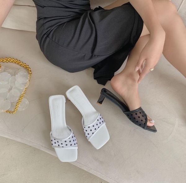 slippers women's shoes 2021 summer fashion wild wave point ol perspective flat thick middle heel sandals and tide, Black
slippers women's shoes 2021 summer fashion wild wave point ol perspective flat thick middle heel sandals and tide, Black