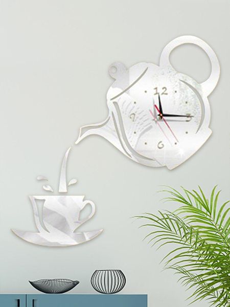 3d wall clock creative diy acrylic coffee cup teapot decorative self adhesive mirror kitchen living dining room home sticker
3d wall clock creative diy acrylic coffee cup teapot decorative self adhesive mirror kitchen living dining room home sticker