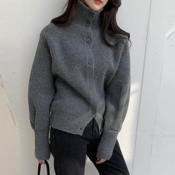 women's knits & tees women long sleeve casual sweaters 2021 autumn korean style streetwear turtleneck loose female knitted cardigan coa, White
women's knits & tees women long sleeve casual sweaters 2021 autumn korean style streetwear turtleneck loose female knitted cardigan coa, White