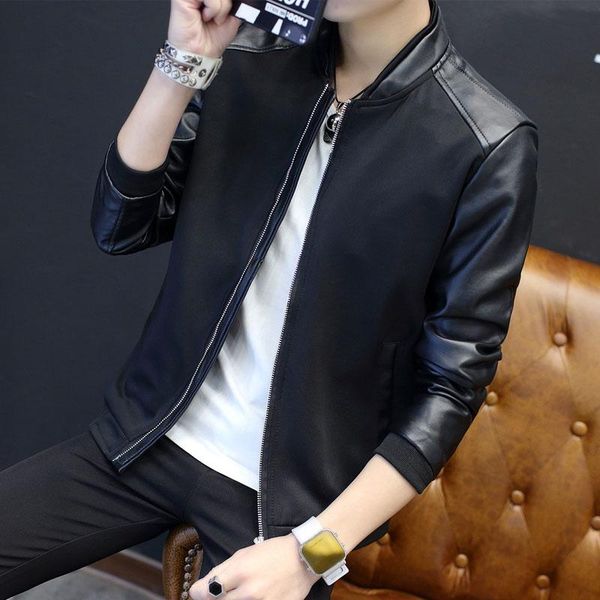 men's jackets 2021 spring autumn short coat korean clothes bomber pu leather jacket men jaqueta masculina s17147 kj5766, Black;brown
men's jackets 2021 spring autumn short coat korean clothes bomber pu leather jacket men jaqueta masculina s17147 kj5766, Black;brown