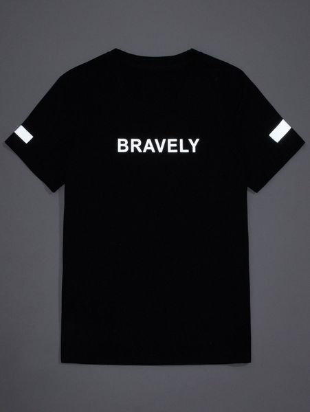 men letter graphic tee t9cy#, White;black 
men letter graphic tee t9cy#, White;black