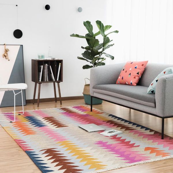 carpets collalily 100% wool kilim carpet geometric bohemia rug plaid pink striped modern contemporary design nordic style
carpets collalily 100% wool kilim carpet geometric bohemia rug plaid pink striped modern contemporary design nordic style