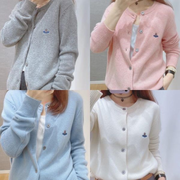 women's knits & tees 2021 autumn and winter cardigan fashion cashmere embroidery sweater, White
women's knits & tees 2021 autumn and winter cardigan fashion cashmere embroidery sweater, White