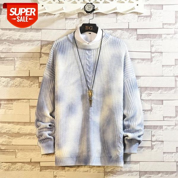 o neck loose sweaters men autumn winter tiedye pullovers mens korean fashion loose mens sweater #uk1b, White;black
o neck loose sweaters men autumn winter tiedye pullovers mens korean fashion loose mens sweater #uk1b, White;black
