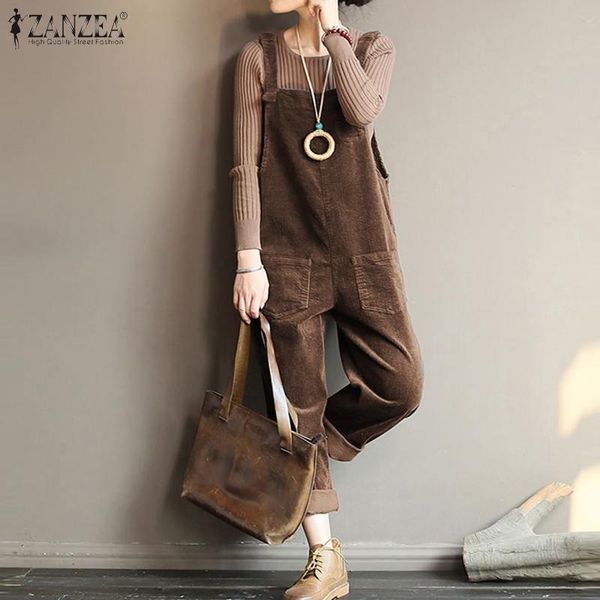 women's jumpsuits & rompers plus size zanzea women long overalls vintage solid corduroy suspender turnip playsuits female pantalons pan, Black;white
women's jumpsuits & rompers plus size zanzea women long overalls vintage solid corduroy suspender turnip playsuits female pantalons pan, Black;white