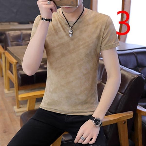 Short-sleeved 2021 Business T-shirt Solid Color Slim Trend Summer New Men's Clothing JVBG, White;black
Short-sleeved 2021 Business T-shirt Solid Color Slim Trend Summer New Men's Clothing JVBG, White;black