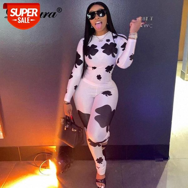 dulzura clover print women 2 piece set long sleeve crop leggings skinny bodycon streetwear sporty tracksuit lounge wear #9q6b, White
dulzura clover print women 2 piece set long sleeve crop leggings skinny bodycon streetwear sporty tracksuit lounge wear #9q6b, White