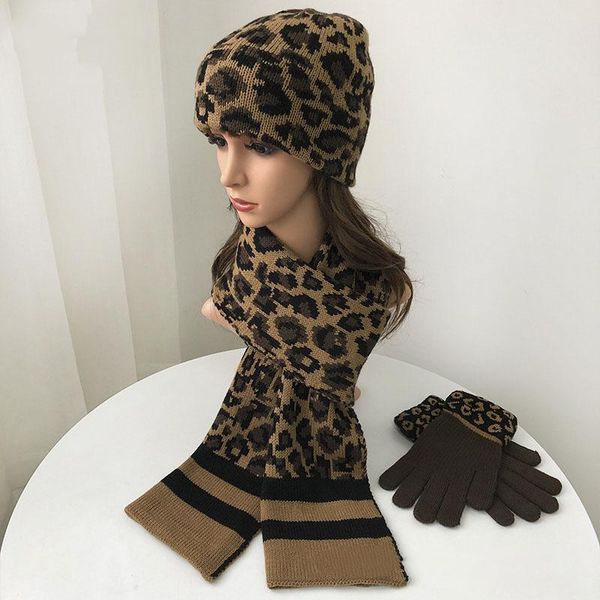 hats, scarves & gloves sets leopard print wool knitting cap glove scarf three - piece autumn and winter outdoor travel warm thick suit women, Blue;gray
hats, scarves & gloves sets leopard print wool knitting cap glove scarf three - piece autumn and winter outdoor travel warm thick suit women, Blue;gray