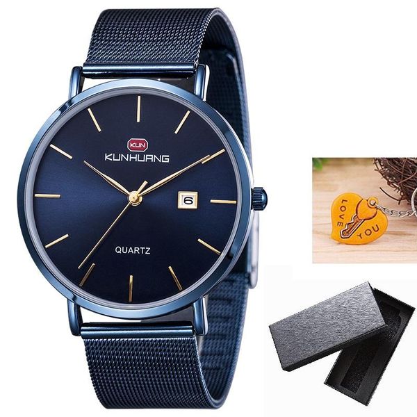 wristwatches man watch 2021 kunhuang kh1004 gold stainless steel quartz mesh band date casual wrist mens reloj hombre blue black, Slivery;brown
wristwatches man watch 2021 kunhuang kh1004 gold stainless steel quartz mesh band date casual wrist mens reloj hombre blue black, Slivery;brown