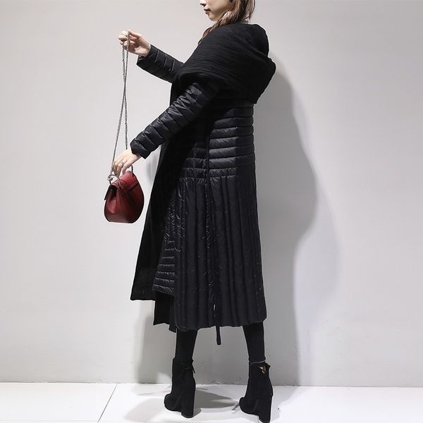 women down jacket fashion warm long hooded female coat casual cotton-padded sleeve parkas winter 210603, Black
women down jacket fashion warm long hooded female coat casual cotton-padded sleeve parkas winter 210603, Black