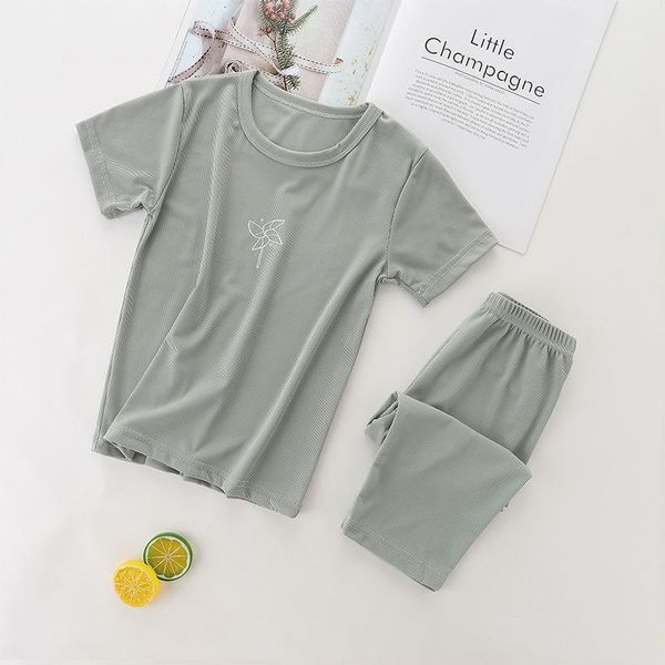 clothing sets children's 2021 summer pajamas set half sleeve kids casual silk girls sleepwear boy pyjamas suits baby nightwear, White
clothing sets children's 2021 summer pajamas set half sleeve kids casual silk girls sleepwear boy pyjamas suits baby nightwear, White