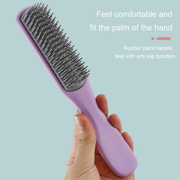 hair brushes soft massage the scalp brush smooth oil head nine rows combs for all ages dry and wet dual-purpose, Silver
hair brushes soft massage the scalp brush smooth oil head nine rows combs for all ages dry and wet dual-purpose, Silver