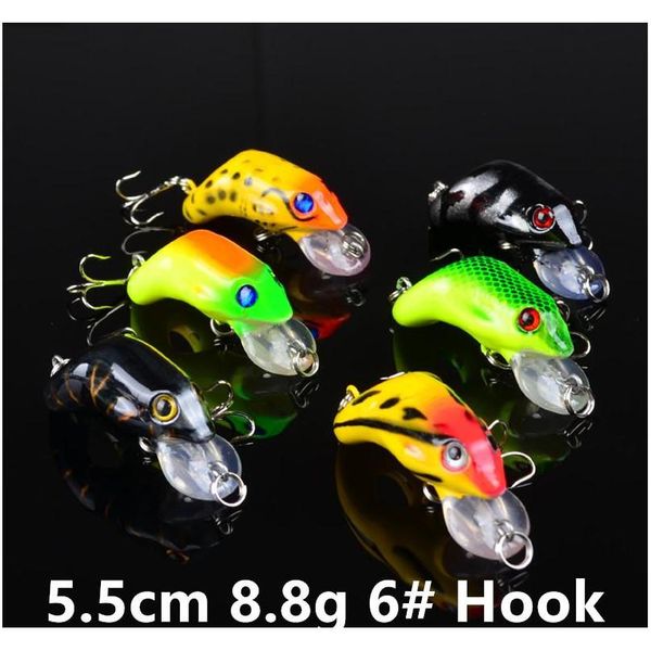 mixed 6 color 4-14.15g plastic hard baits & lures 8/6/4# hook fishing hooks fishhooks artificial bait pesca fishing jllmis sport77777
mixed 6 color 4-14.15g plastic hard baits & lures 8/6/4# hook fishing hooks fishhooks artificial bait pesca fishing jllmis sport77777