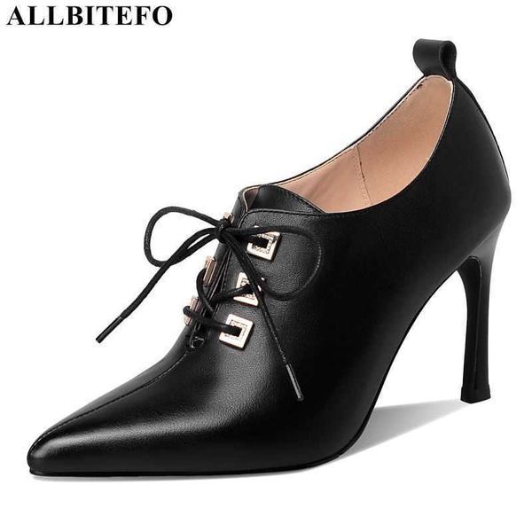 allbitefo genuine leather brand high heels office ladies shoes autumn women high heel shoes women heels women shoes 210611, Black
allbitefo genuine leather brand high heels office ladies shoes autumn women high heel shoes women heels women shoes 210611, Black