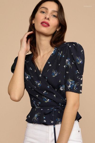 women's blouses & shirts women shirt 2021spring and summer ladies floral print v-neck short-sleeved, White
women's blouses & shirts women shirt 2021spring and summer ladies floral print v-neck short-sleeved, White