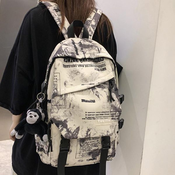 backpack est harajuku female shoulders waterproof nylon men school bag women large capacity travel casual bolsa mochila
backpack est harajuku female shoulders waterproof nylon men school bag women large capacity travel casual bolsa mochila