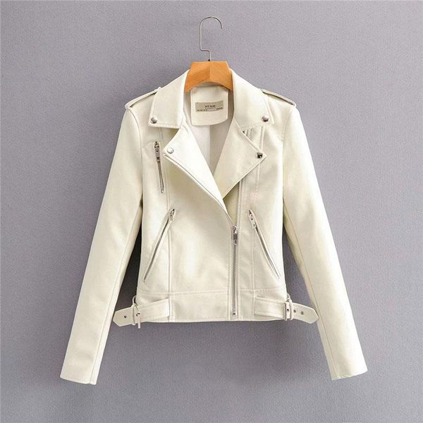 women's leather & faux mujer chaqueta 2021 autumn pu jacket women streetwear vintage chic waist motorcycle biker coat, Black
women's leather & faux mujer chaqueta 2021 autumn pu jacket women streetwear vintage chic waist motorcycle biker coat, Black