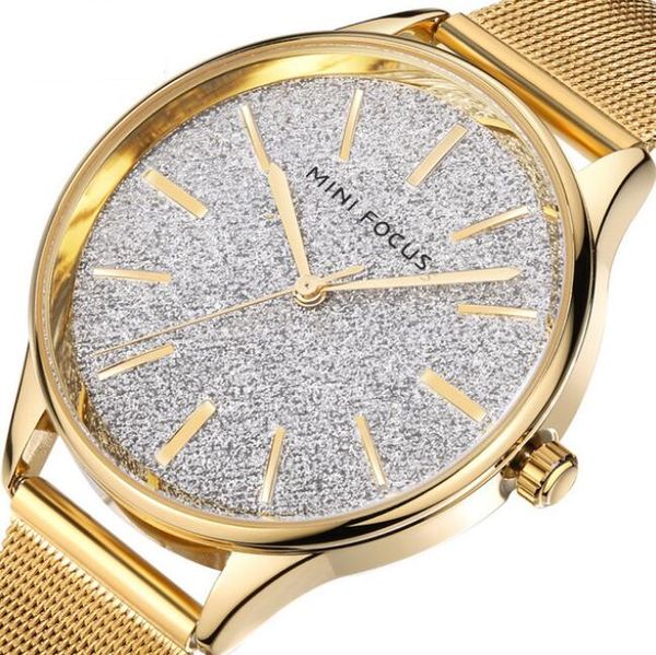 Classy Simple Design Fashion Colorful Quartz Watches for Women Simple Casual Stainless Steel Mesh Wristwatch Female Clock, Gold
Classy Simple Design Fashion Colorful Quartz Watches for Women Simple Casual Stainless Steel Mesh Wristwatch Female Clock, Gold