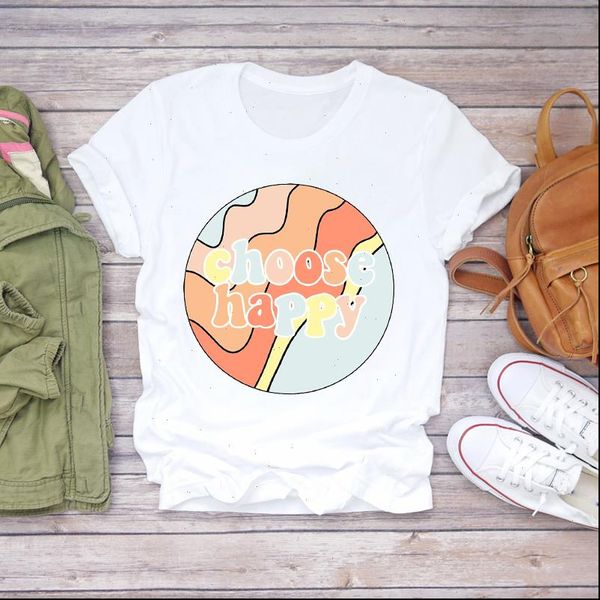 women wave happy letter printing 90s fashion short sleeve lady t shirts womens graphic t shirt female tee t shirt, White
women wave happy letter printing 90s fashion short sleeve lady t shirts womens graphic t shirt female tee t shirt, White