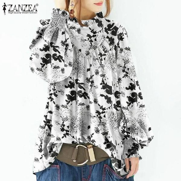 women's blouses & shirts 2022 fashion long puff sleeve ruffle shirt autumn loose smocking party chemise female tunic bohemian pr, White
women's blouses & shirts 2022 fashion long puff sleeve ruffle shirt autumn loose smocking party chemise female tunic bohemian pr, White