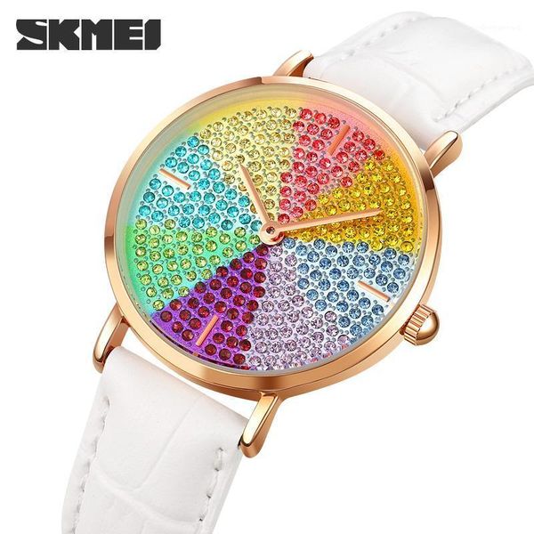 wristwatches skmei women diamond watch starry bracelet watches set ladies leather band quartz wristwatch female clock relogio feminino, Slivery;brown
wristwatches skmei women diamond watch starry bracelet watches set ladies leather band quartz wristwatch female clock relogio feminino, Slivery;brown