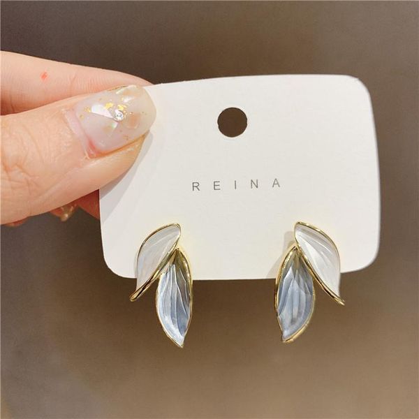 dangle & chandelier korean design fashion jewelry simple morandi oil drop leaf earrings elegant women's daily accessories, Silver
dangle & chandelier korean design fashion jewelry simple morandi oil drop leaf earrings elegant women's daily accessories, Silver