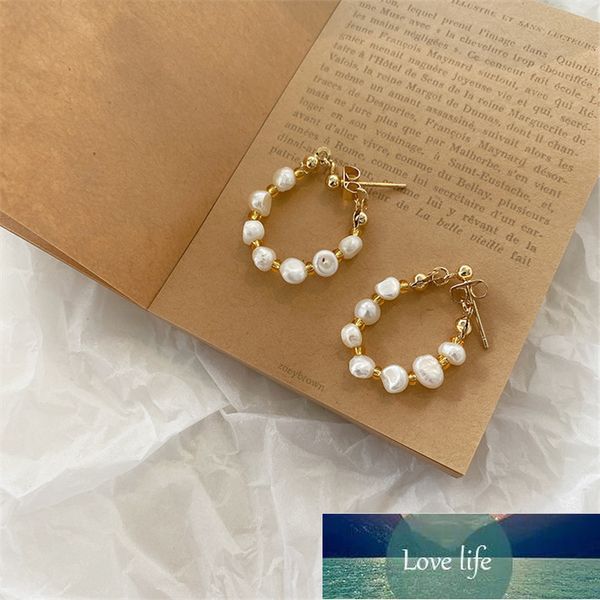 korean baroque pearl hoop earrings gold color acrylic beads circle charms hoops women earrings vintage party jewelry factory price expert de, Golden;silver
korean baroque pearl hoop earrings gold color acrylic beads circle charms hoops women earrings vintage party jewelry factory price expert de, Golden;silver
