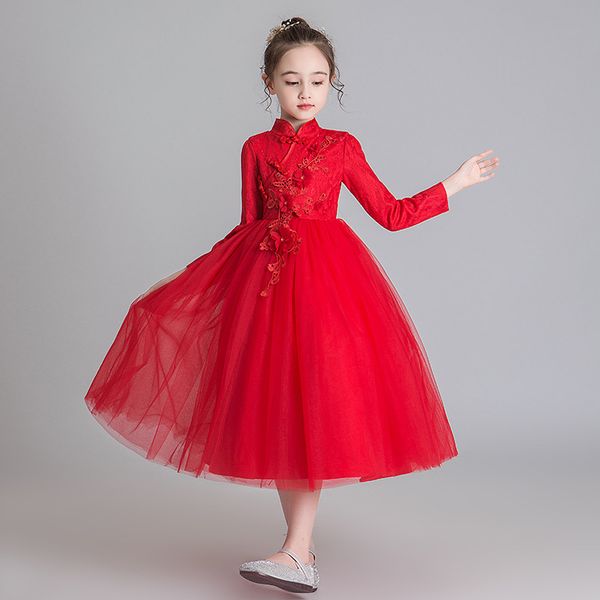 autumn and winter flower girl wedding party wedding garment peng long skirt for teenagers baptist party party embroidery dresses, White;pink
autumn and winter flower girl wedding party wedding garment peng long skirt for teenagers baptist party party embroidery dresses, White;pink