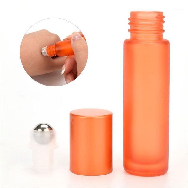 storage bottles & jars 10pcs 10ml portable frosted colorful thick glass roller essential oil perfume travel refillable rollerball bottle
storage bottles & jars 10pcs 10ml portable frosted colorful thick glass roller essential oil perfume travel refillable rollerball bottle
