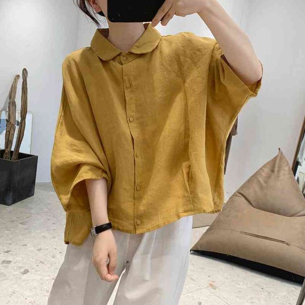 women's blouses & shirts deep city loose blouse with long sleeves, casual woman's shirt on cotton and smooth linen button, bat sle, White
women's blouses & shirts deep city loose blouse with long sleeves, casual woman's shirt on cotton and smooth linen button, bat sle, White