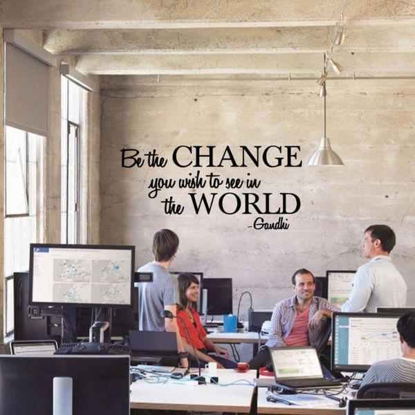 wall stickers work inspirational quotes are the changes you want to see in world living room decoration
wall stickers work inspirational quotes are the changes you want to see in world living room decoration