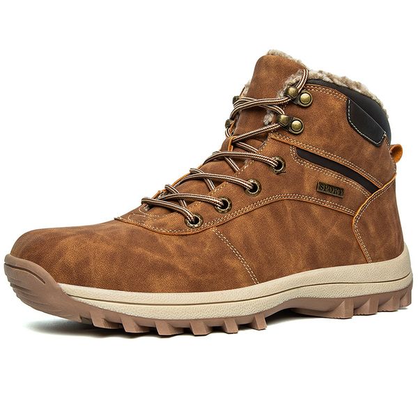 winter waterproof men boots plush super warm snow boots for men sneakers big size men ankle boots outdoor shoes botas hombre, Black
winter waterproof men boots plush super warm snow boots for men sneakers big size men ankle boots outdoor shoes botas hombre, Black