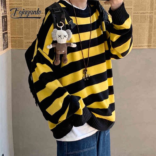 men's sweaters fojaganto outono moda masculina camisola coreano listrado o-pescoço malha pulôver casal hip hop rua tendência solta casu, White;black
men's sweaters fojaganto outono moda masculina camisola coreano listrado o-pescoço malha pulôver casal hip hop rua tendência solta casu, White;black