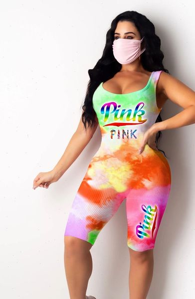 vest printed color letter playsuit for women summer casual fashion five point pants jumpsuit female 3 colors, Black;white
vest printed color letter playsuit for women summer casual fashion five point pants jumpsuit female 3 colors, Black;white