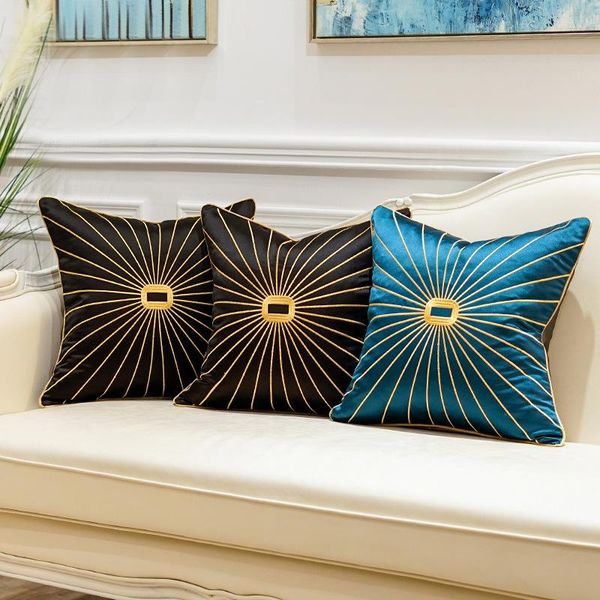 cushion/decorative pillow 45x45cm black/blue color embroirdered cushion cover backrest decorative square geometric pillowcase sofa lumbar
cushion/decorative pillow 45x45cm black/blue color embroirdered cushion cover backrest decorative square geometric pillowcase sofa lumbar