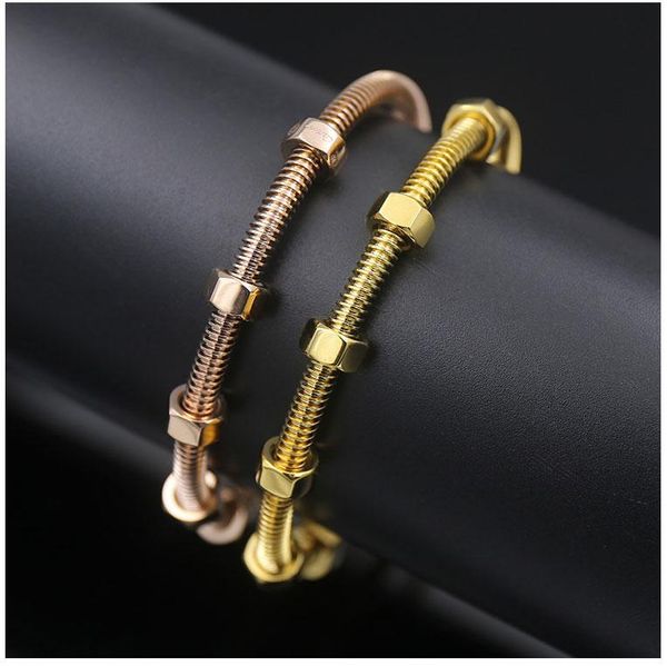 professional hand tool sets screw bangles titanium steel oval couple women no stone rose gold bracelets femme bijoux pulseira without box
professional hand tool sets screw bangles titanium steel oval couple women no stone rose gold bracelets femme bijoux pulseira without box
