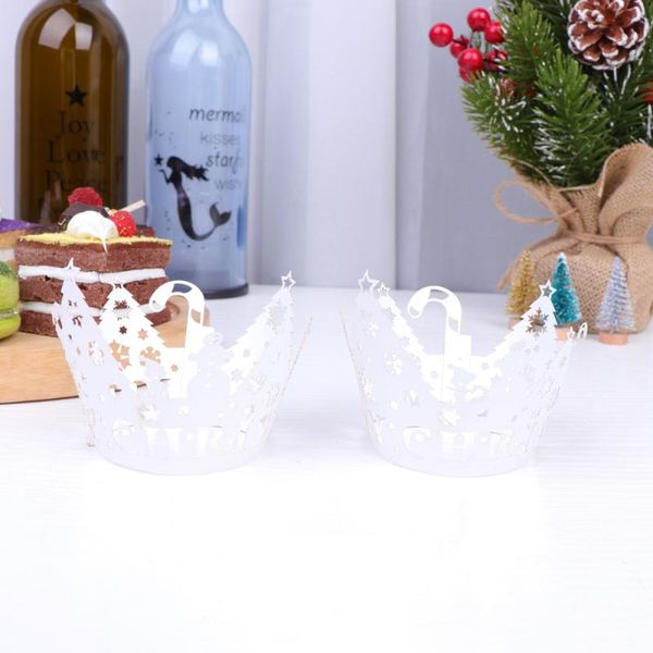 50pcs christmas paper cupcake wrappers hollow christmas tree cake mold liner muffin cups for party (white)
50pcs christmas paper cupcake wrappers hollow christmas tree cake mold liner muffin cups for party (white)