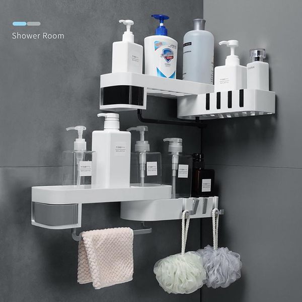 bathroom storage & organization punch toiletry shelf rotating corner holder washing rack with hook kitchen angle triangle towel bars
bathroom storage & organization punch toiletry shelf rotating corner holder washing rack with hook kitchen angle triangle towel bars