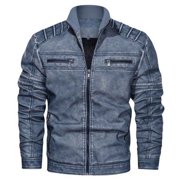 men's fur & faux 2021autumn winter jackets men slim fit casual outwear bomber jacket winderbreaker pu motorcycle leather male coat, Black
men's fur & faux 2021autumn winter jackets men slim fit casual outwear bomber jacket winderbreaker pu motorcycle leather male coat, Black