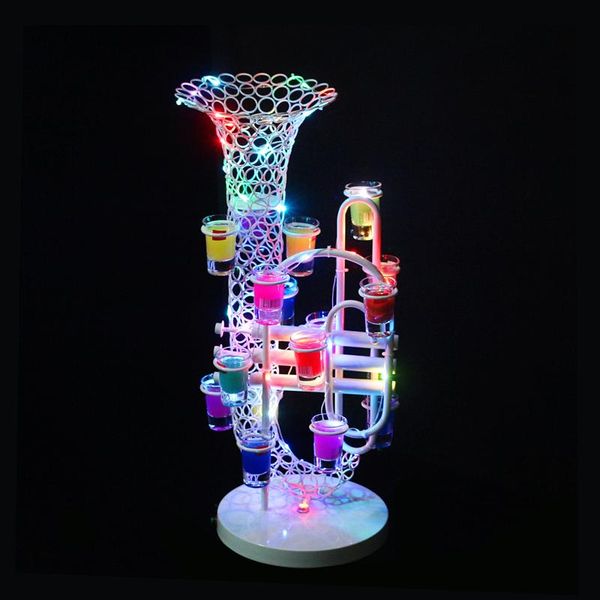 party decoration luminous light up led saxophone wine cup stand holder for birthday night bar club supply
party decoration luminous light up led saxophone wine cup stand holder for birthday night bar club supply