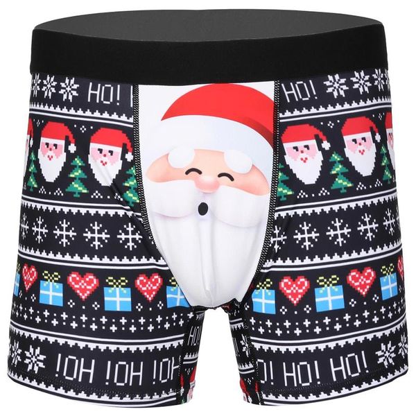 underpants mens christmas lingerie underwear wide elastic waistband stretchy boxer shorts cartoon snowman santa clause pattern, Black;white
underpants mens christmas lingerie underwear wide elastic waistband stretchy boxer shorts cartoon snowman santa clause pattern, Black;white