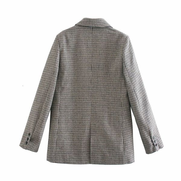 new 2021 plaid women suit jacket single breasted ladies formal blazer female outwear ttao, White
new 2021 plaid women suit jacket single breasted ladies formal blazer female outwear ttao, White