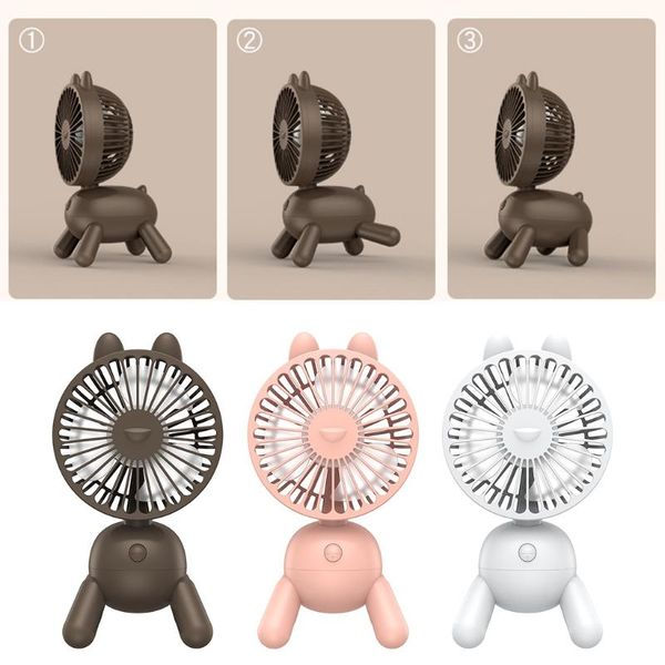 electric fans mini desk fan puppy-like style 2400mah usb rechargeable table4 gears 80 degree rotatable washable for room
electric fans mini desk fan puppy-like style 2400mah usb rechargeable table4 gears 80 degree rotatable washable for room