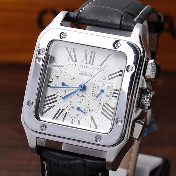 wristwatches men wrist watch calendar display roman numbers analog black leather strap gifts, Slivery;brown
wristwatches men wrist watch calendar display roman numbers analog black leather strap gifts, Slivery;brown