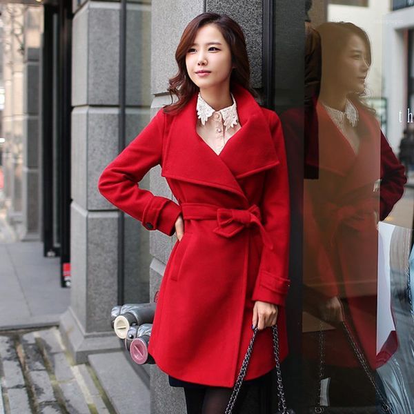 women's wool & blends winter warm thicken coat women elegant with belt long oversized outwear jacket female korea fahion cltothing 2021, Black
women's wool & blends winter warm thicken coat women elegant with belt long oversized outwear jacket female korea fahion cltothing 2021, Black