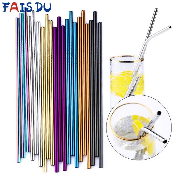 drinking straws 100 pcs environmentally friendly 304 stainless steel 6mm*215mm straight curved party bar accessory
drinking straws 100 pcs environmentally friendly 304 stainless steel 6mm*215mm straight curved party bar accessory