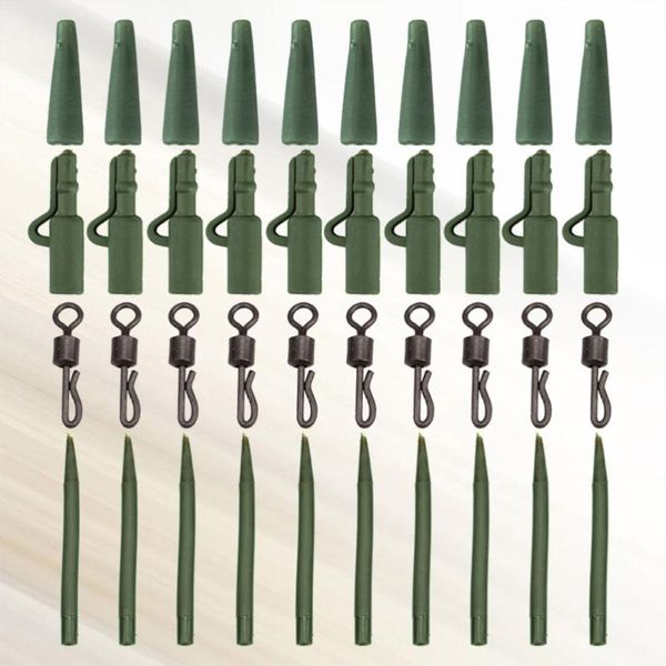 fishing accessories 40pcs/set carp tackle anti-slip swivel lead sleeve tail rubber kit (green)
fishing accessories 40pcs/set carp tackle anti-slip swivel lead sleeve tail rubber kit (green)