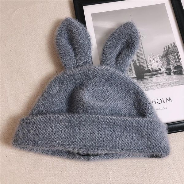 beanie/skull caps ears beanie hat women autumn winter mink velvet knitted wool korea lady girl fashion warm plush funny bonnet, Blue;gray
beanie/skull caps ears beanie hat women autumn winter mink velvet knitted wool korea lady girl fashion warm plush funny bonnet, Blue;gray